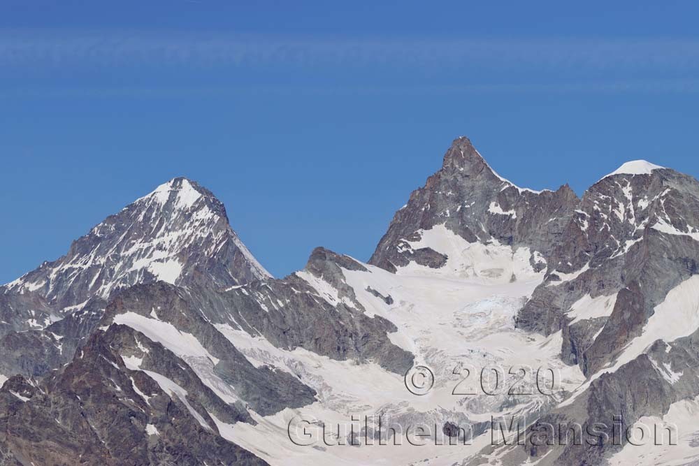 Dent blanche (4358 m) - Obelgabelhorn (4073 m)